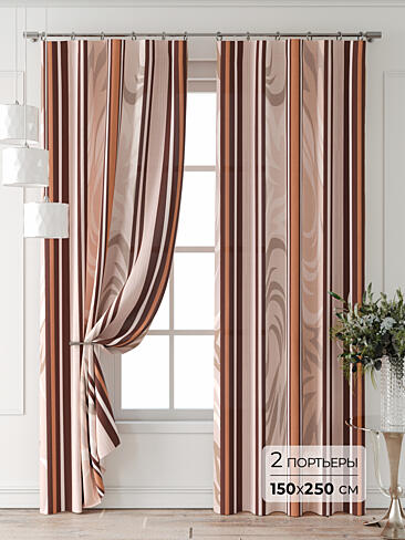 Шторы коричневого цвета высотой 250 см в Томске - Страница 7 9747082250