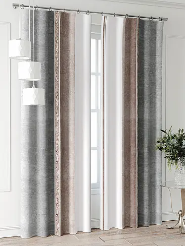 Шторы из жаккарда высотой 310 см 9747006260 - 4