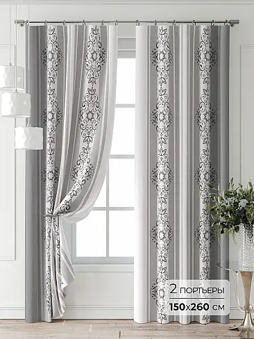 Шторы из жаккарда высотой 310 см 9747003260 - 2