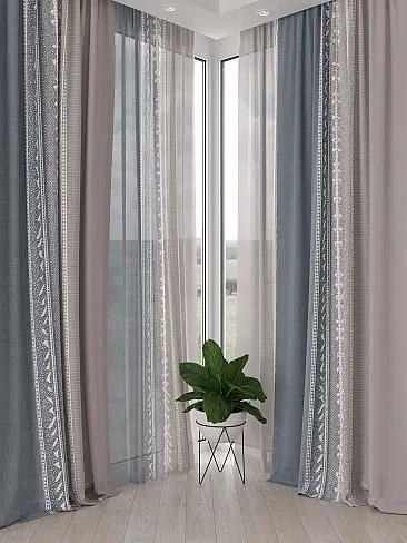 Римские шторы бирюзовые из блэкаута - Страница 2 9504138 - 5