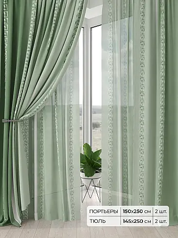 Римские шторы бирюзовые из блэкаута - Страница 4 9504173 - 2