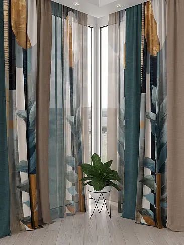 Римские шторы бирюзовые из блэкаута - Страница 4 9504186 - 5