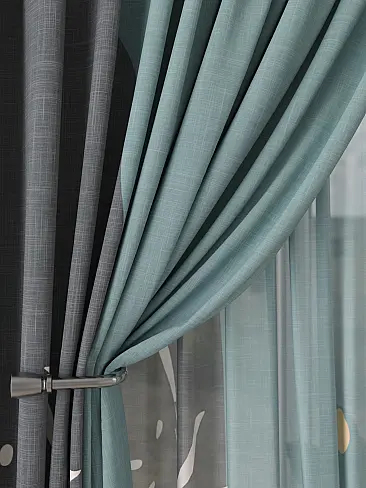 Римские шторы бирюзовые из блэкаута - Страница 4 9504177 - 4