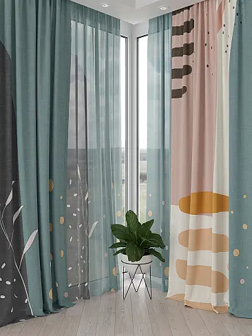 Римские шторы бирюзовые из блэкаута - Страница 4 9504177 - 5