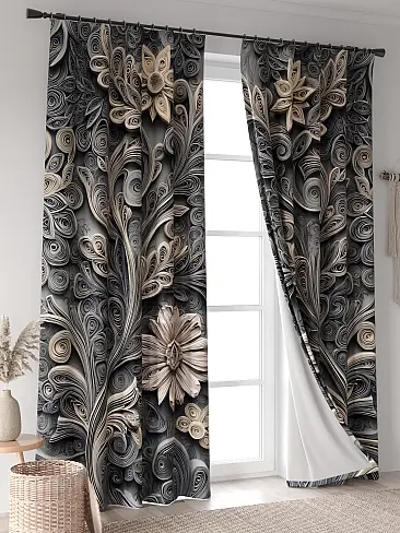 Комплекты штор в цветочек в Балашихе - Страница 221 9906413240 - 5