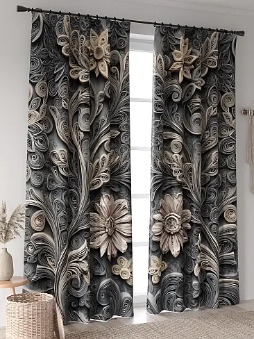 Комплекты штор в цветочек в Балашихе - Страница 221 9906413240 - 7