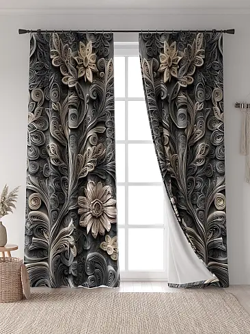 Комплекты штор в цветочек в Балашихе - Страница 221 9906413240 - 3