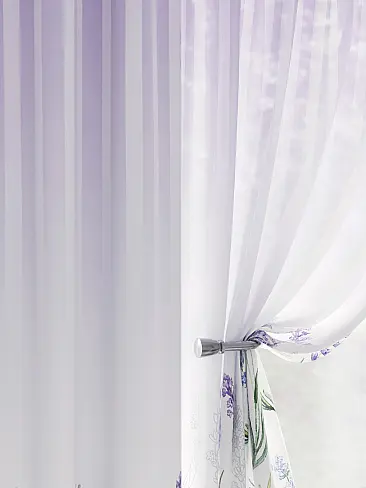 Шторы цвета орхидеи для кухни 9524055270 - 4