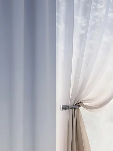 Шторы голубого цвета для кухни 9524083270 - 4