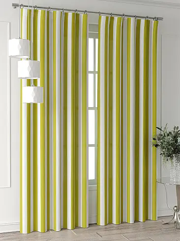 Шторы зеленого цвета для гостиной 9713507240 - 5