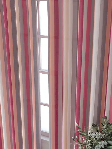 Шторы цвета марсалы для спальни 9713525240 - 4