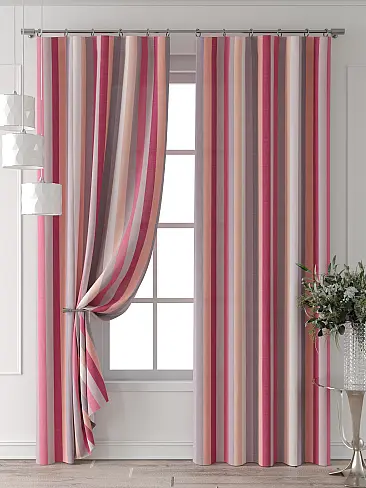 Шторы красного цвета высотой 250 см в Иркутске 9713525250 - 8