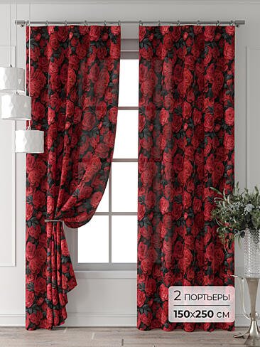 Комплекты штор с изображением роз в Самаре - Страница 5 9713540250