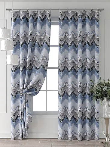 Шторы голубого цвета высотой 260 см - Страница 7 9713560260 - 8