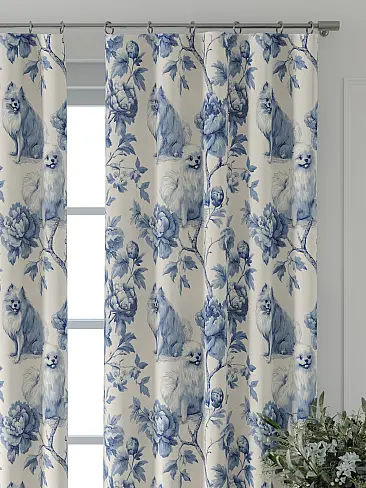 Шторы голубого цвета высотой 260 см - Страница 7 9713596260 - 6