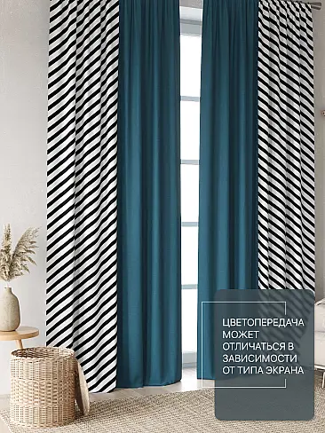 Шторы бирюзового цвета с зигзагом в Кирове - Страница 6 9765027240 - 4