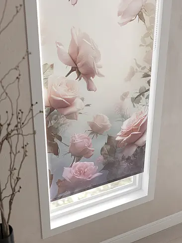 Шторы в японском стиле для зала 17770013050 - 3