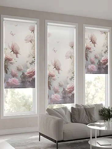 Шторы в японском стиле для зала 17770013050 - 4