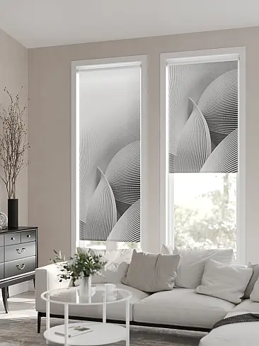 Шторы в японском стиле для зала 17770016050 - 7