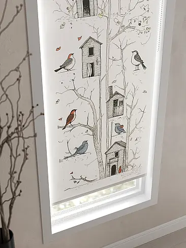 Шторы в японском стиле для зала 17770067050 - 3