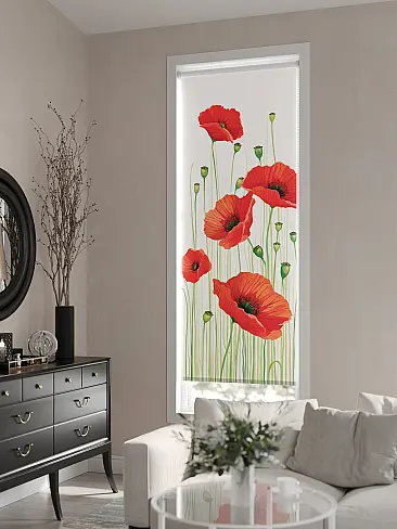 Шторы в японском стиле для зала 17770025060 - 6