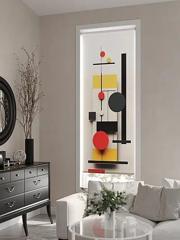 Шторы в японском стиле для зала 17770047060 - 6