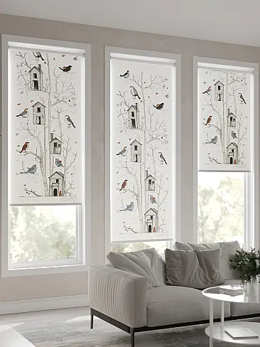 Шторы в японском стиле для зала 17770067060 - 4