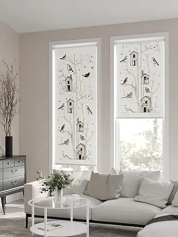 Шторы в японском стиле для зала 17770067060 - 7