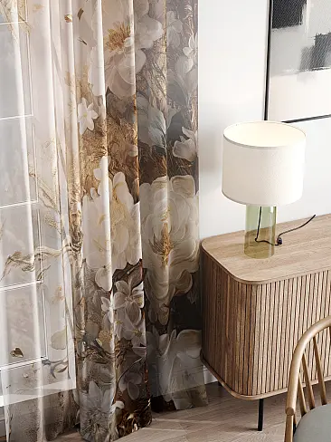 Шторы для кухни японские 4756003 - 4