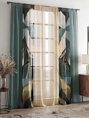 Шторы для кухни японские 4756012 - 3