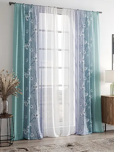 Шторы для кухни японские 4756015 - 3