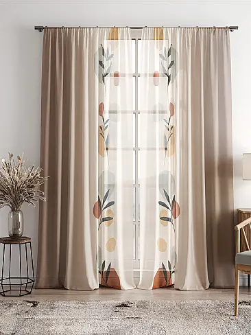 Шторы для кухни японские 4756006 - 10