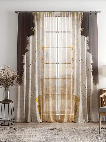 Шторы для кухни японские 4756022 - 10