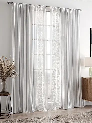 Шторы из органзы в полоску - Страница 4 4756193 - 3