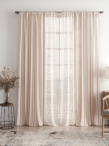 Шторы из органзы в полоску - Страница 3 4756194 - 10