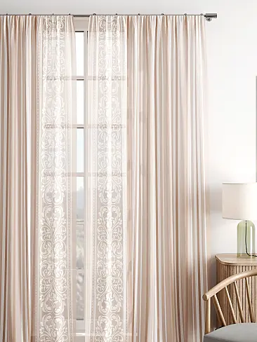 Шторы из органзы в полоску - Страница 3 4756194 - 6