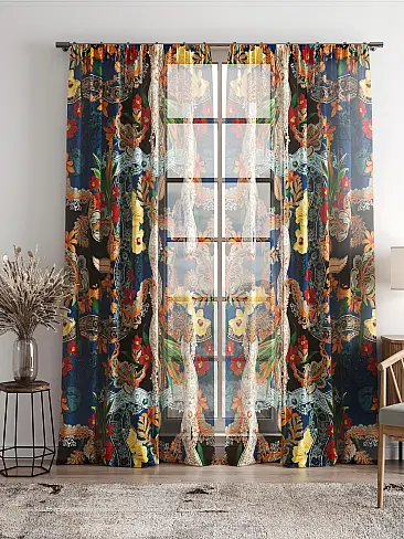 Шторы из тюля с рисунком космос 4756232 - 10