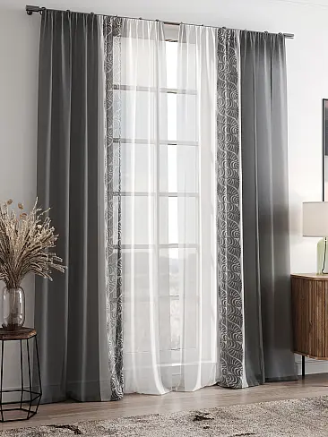 Шторы из органзы в полоску - Страница 5 4756236 - 3