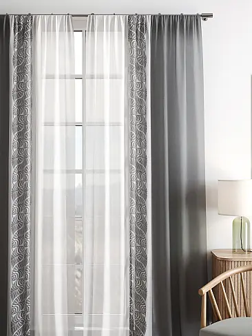 Шторы из органзы в полоску - Страница 5 4756236 - 6