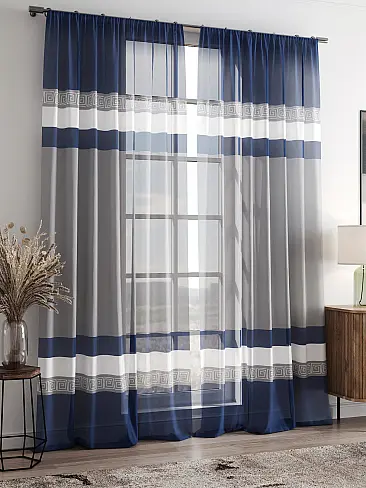 Шторы из органзы в полоску - Страница 4 4756258 - 3