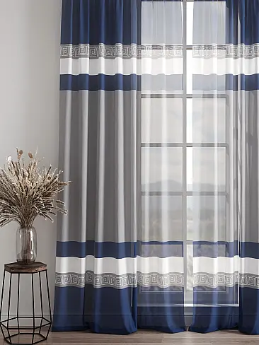 Шторы из органзы в полоску - Страница 4 4756258 - 5