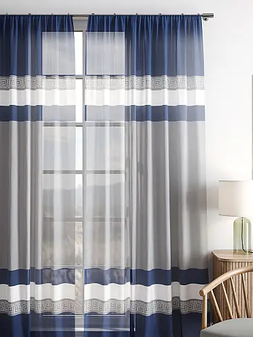 Шторы из органзы в полоску - Страница 4 4756258 - 6