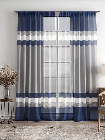 Шторы из органзы в полоску - Страница 4 4756258 - 10