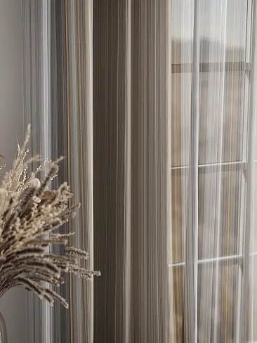 Шторы из органзы в полоску - Страница 4 4756291 - 8