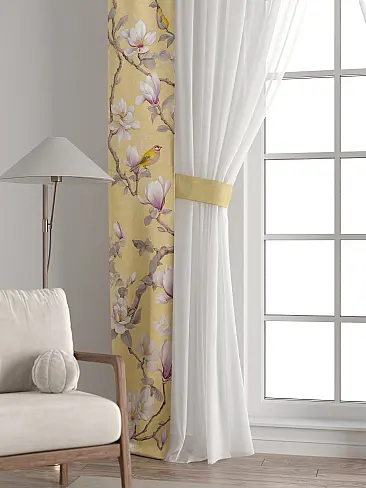 Шторы персикового цвета для зала - Страница 4 72704383 - 7