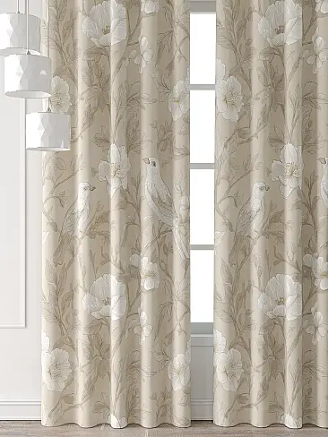 Шторы длинные с ромбами 9713296240 - 7