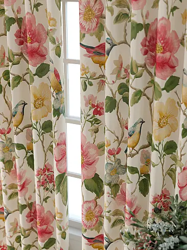 Шторы цвета марсалы для спальни 9713303240 - 4