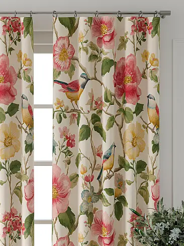 Шторы цвета марсалы для спальни 9713303240 - 6