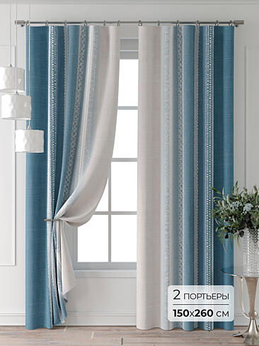 Шторы синего цвета для коридора - Страница 112 9713252260