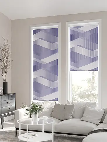 Шторы синего цвета для зала в Иркутске 17782120062 - 2